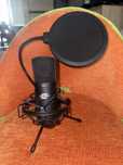 Mikrofon Crono Studio 101 BL XLR + pop filtr