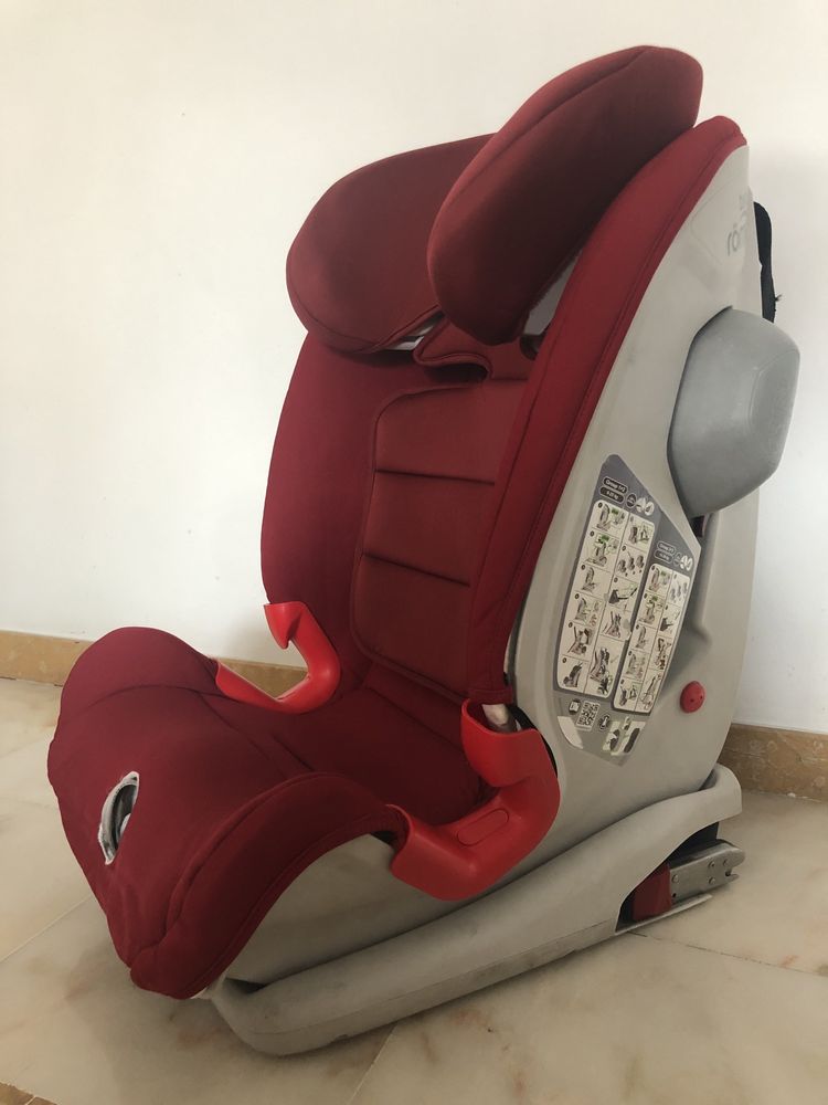 Cadeira auto BRITAX ROMER ADVANSAFIX II SICT vermelha grupo 2 e 3