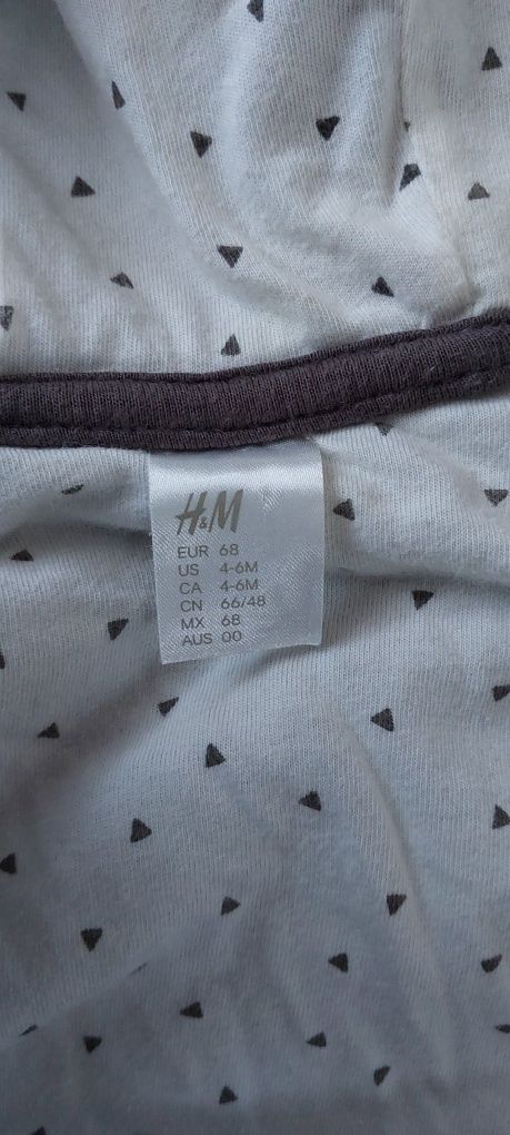 Kombinezon futrzak misiek niemowlęcy dla chłopca brąz 68  4-6m H&M