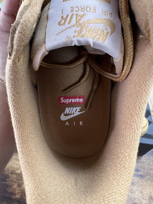 Кросівки Nike Air Force 1 Low x Supreme Beige