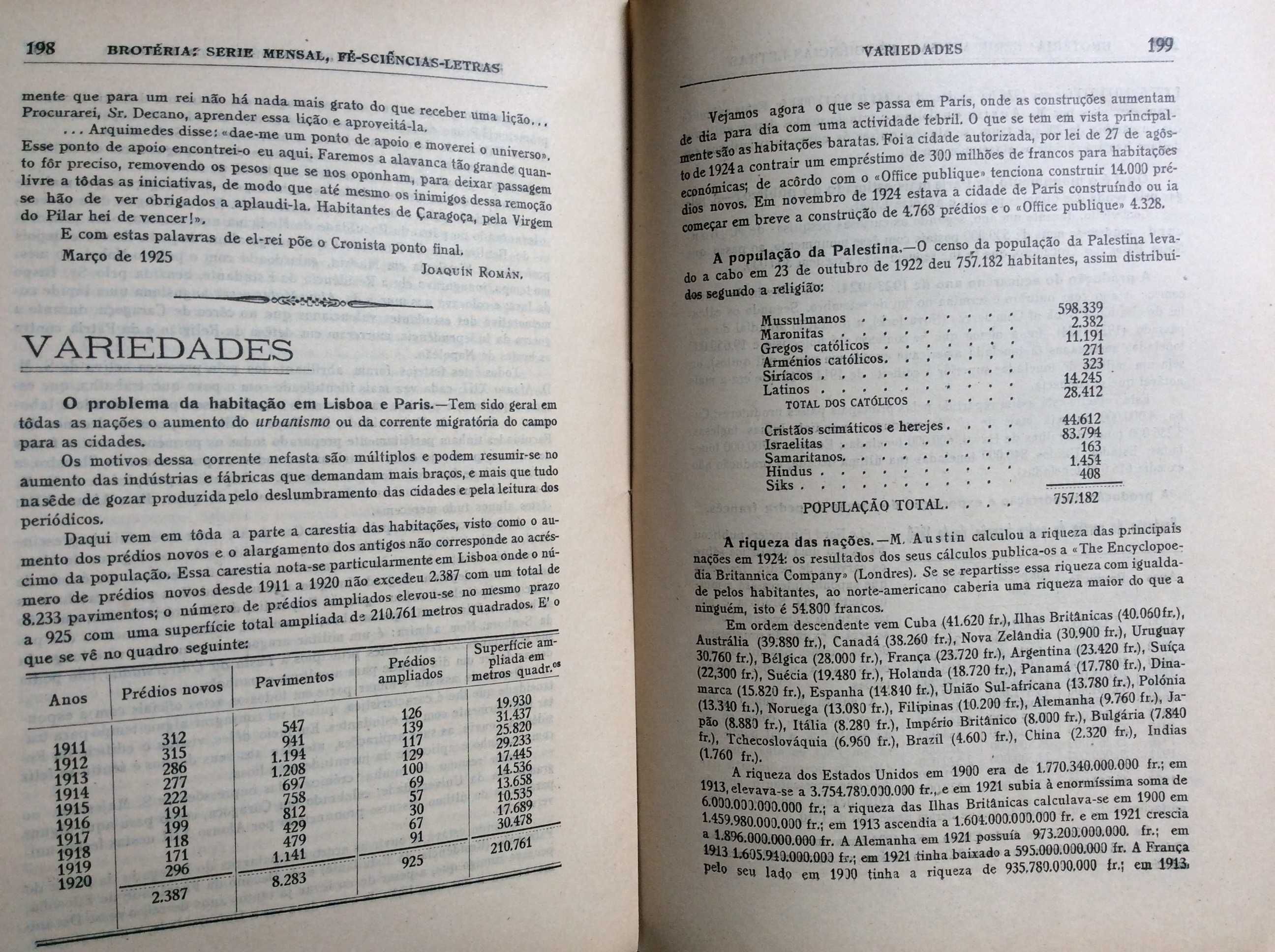 Brotéria. Fé - sciencias - letras Vol. I, Fasc. IV. Abril de 1925