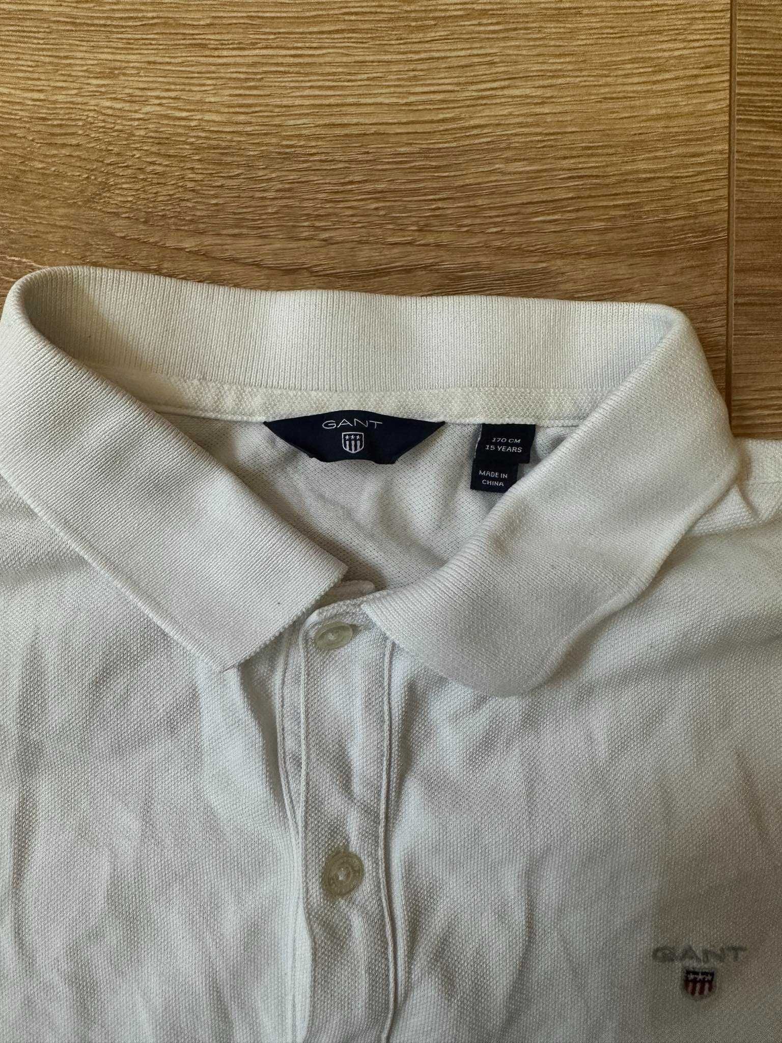 Koszulka Polo GANT 170 Cm Biała (Cena w sklepie: 250zł)