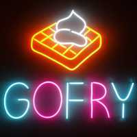 Neon Gofry Led Ozdoba Szyld