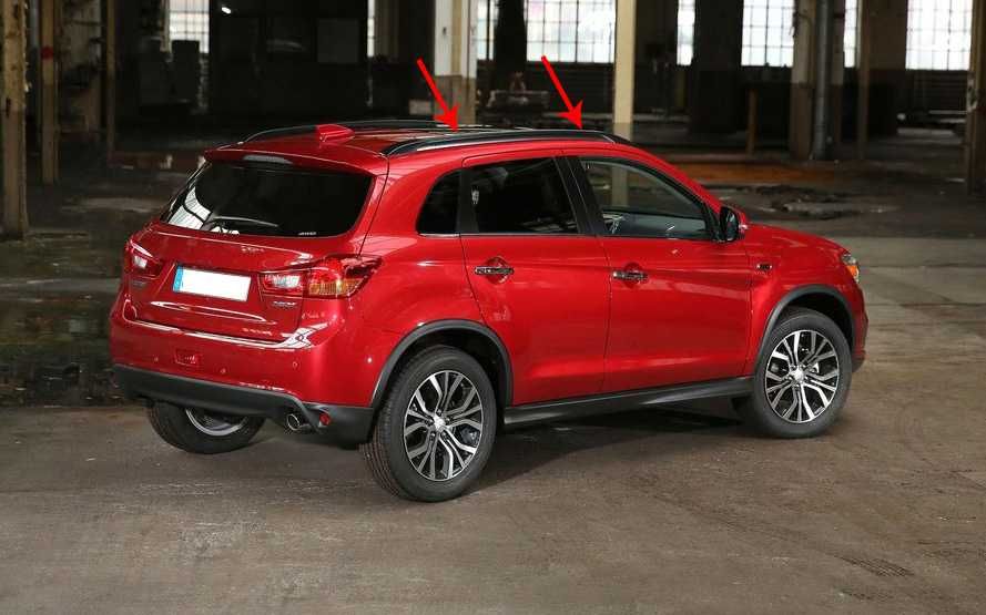 Рейлинги рейлінги Mitsubishi ASX Outlander Sport 2010-2022 багажник