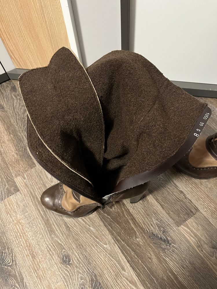 Przepiekne buty Baldaccii rozm. 39 skora naturalna ocieplane
