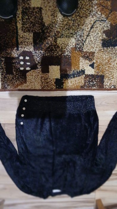 Sweterek z alpaki,czarny L