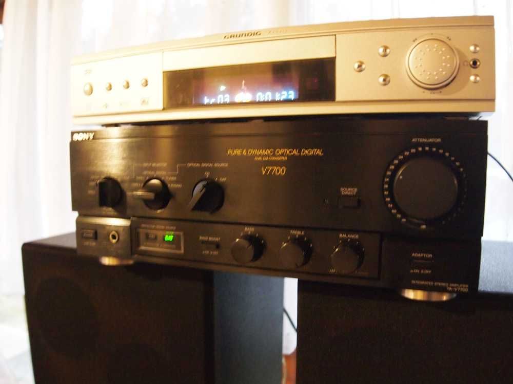 SONY z DAC wieża V7700 wzmacniacz tuner deck
