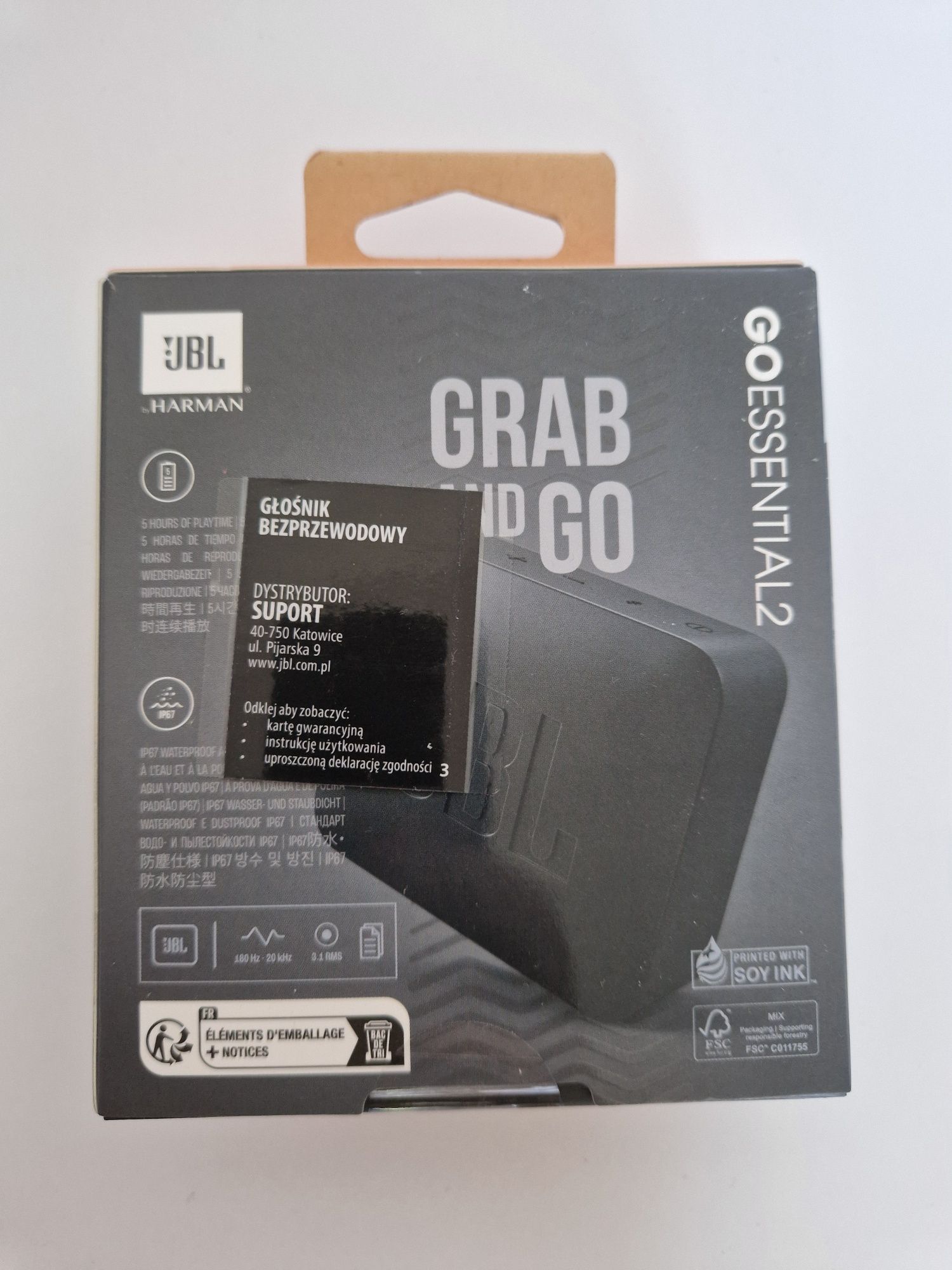 Głośnik mobilny JBL GO Essential 2 Czarny