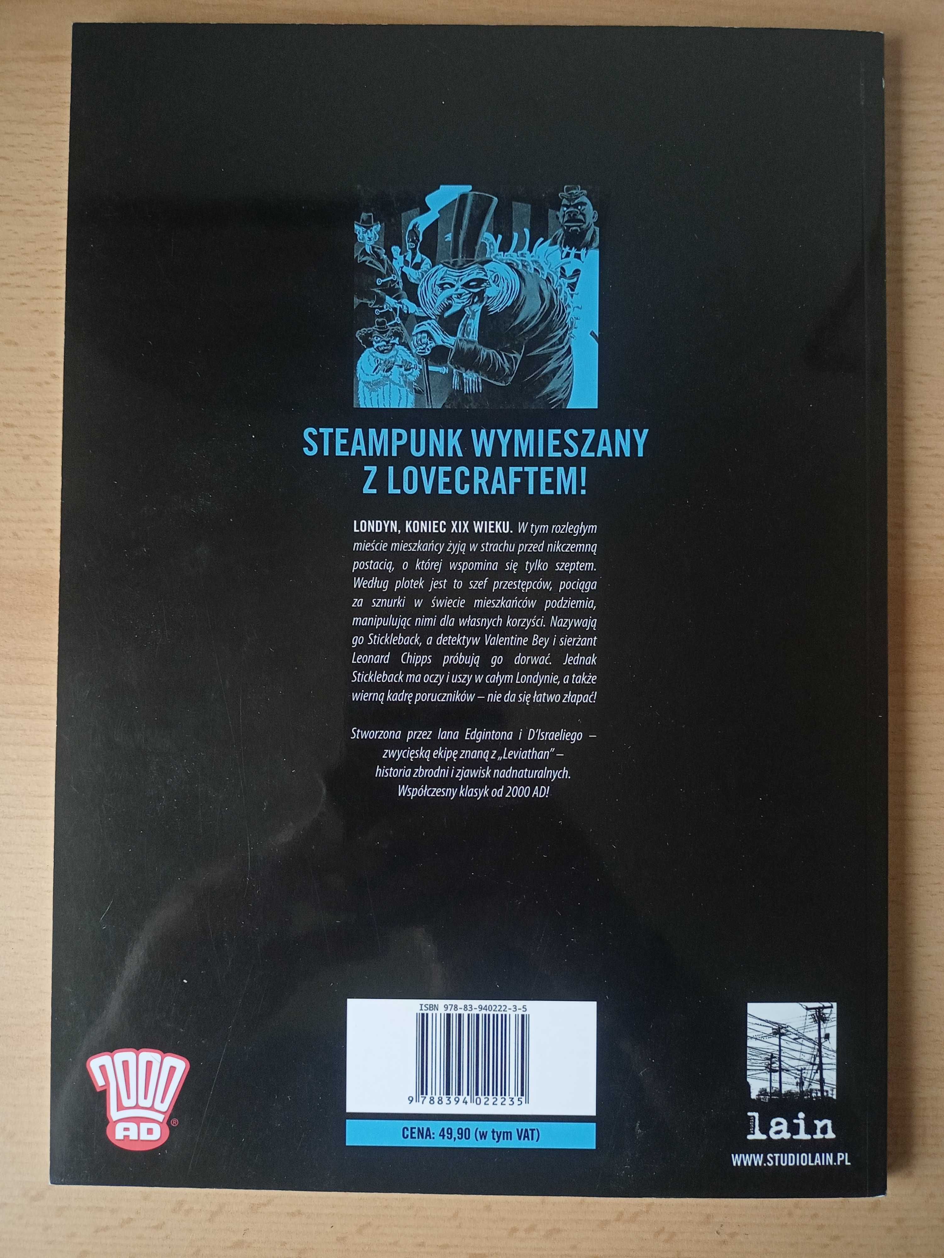 Stickleback Chwała Anglii, D'israeli, Ian Edginton Studio Lain