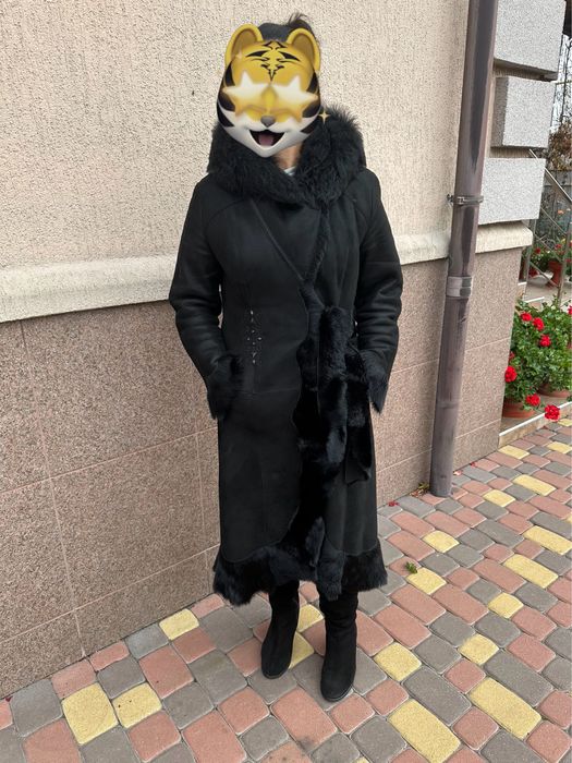 Продам кожаную дубленку  отличное состояние