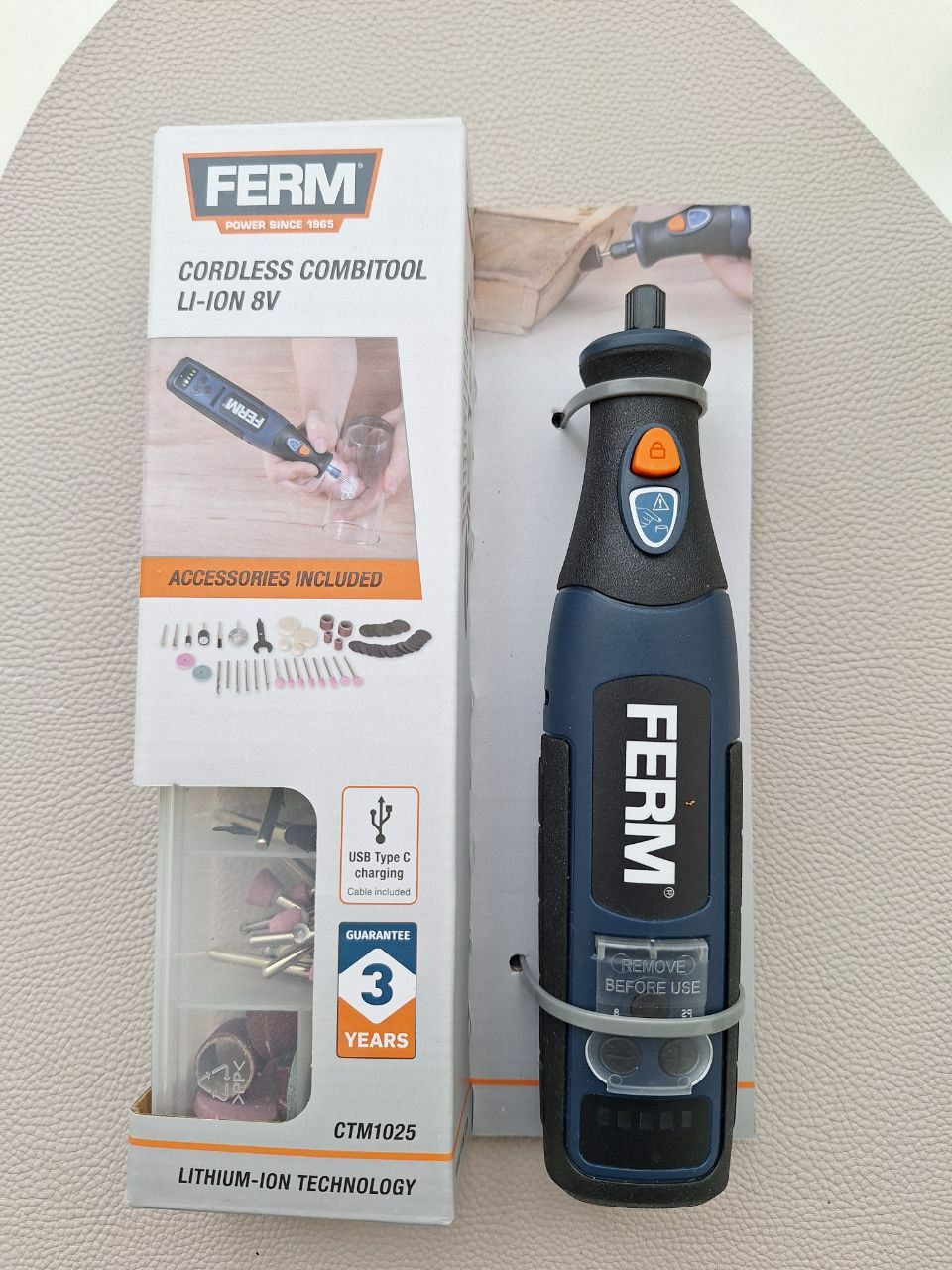 Гравер ( dremel ) FERM COMBITOOL LI-ION 8V