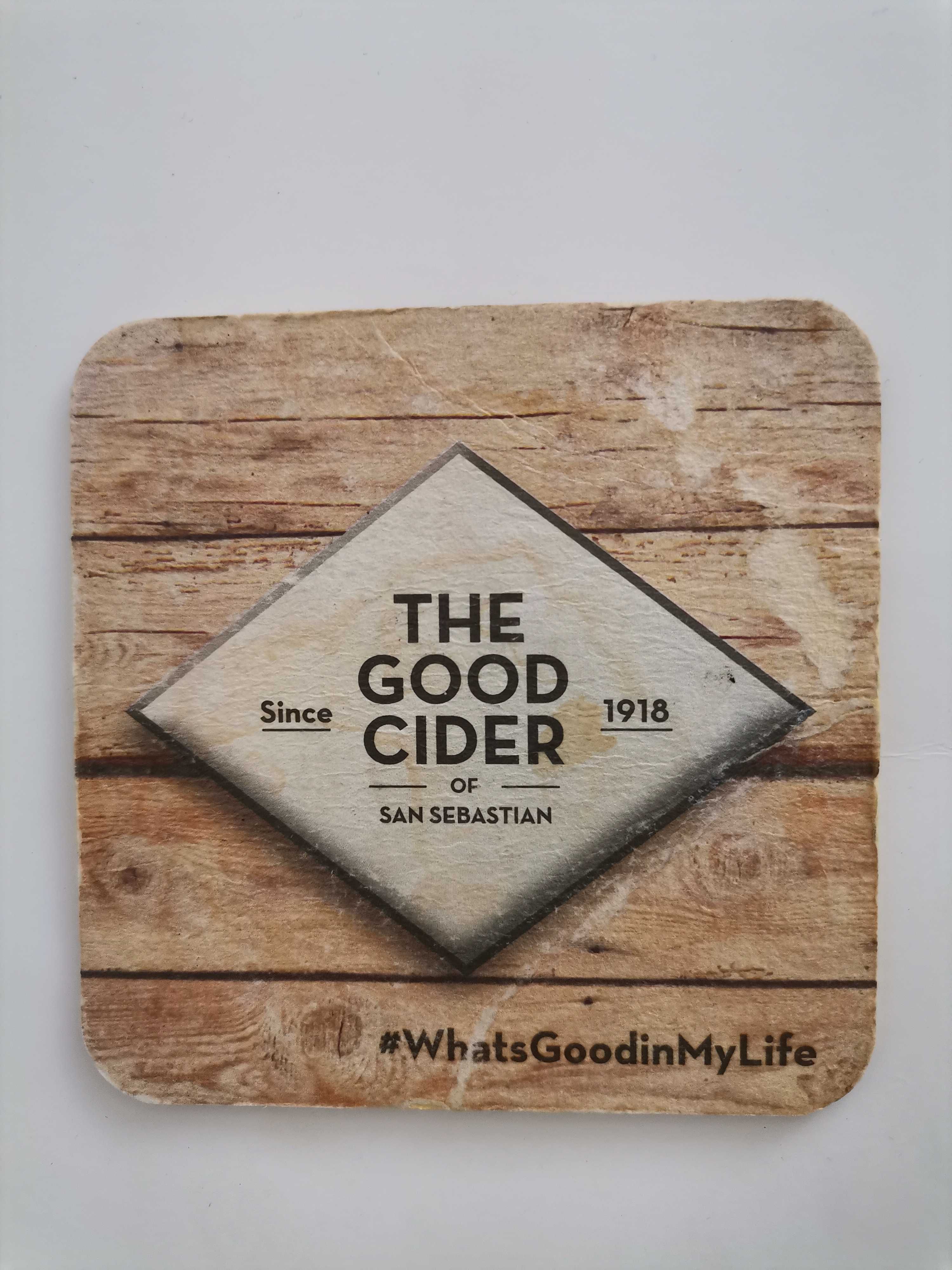 Base para Copos - The Good Cider - Since 1918 of San Sebastian