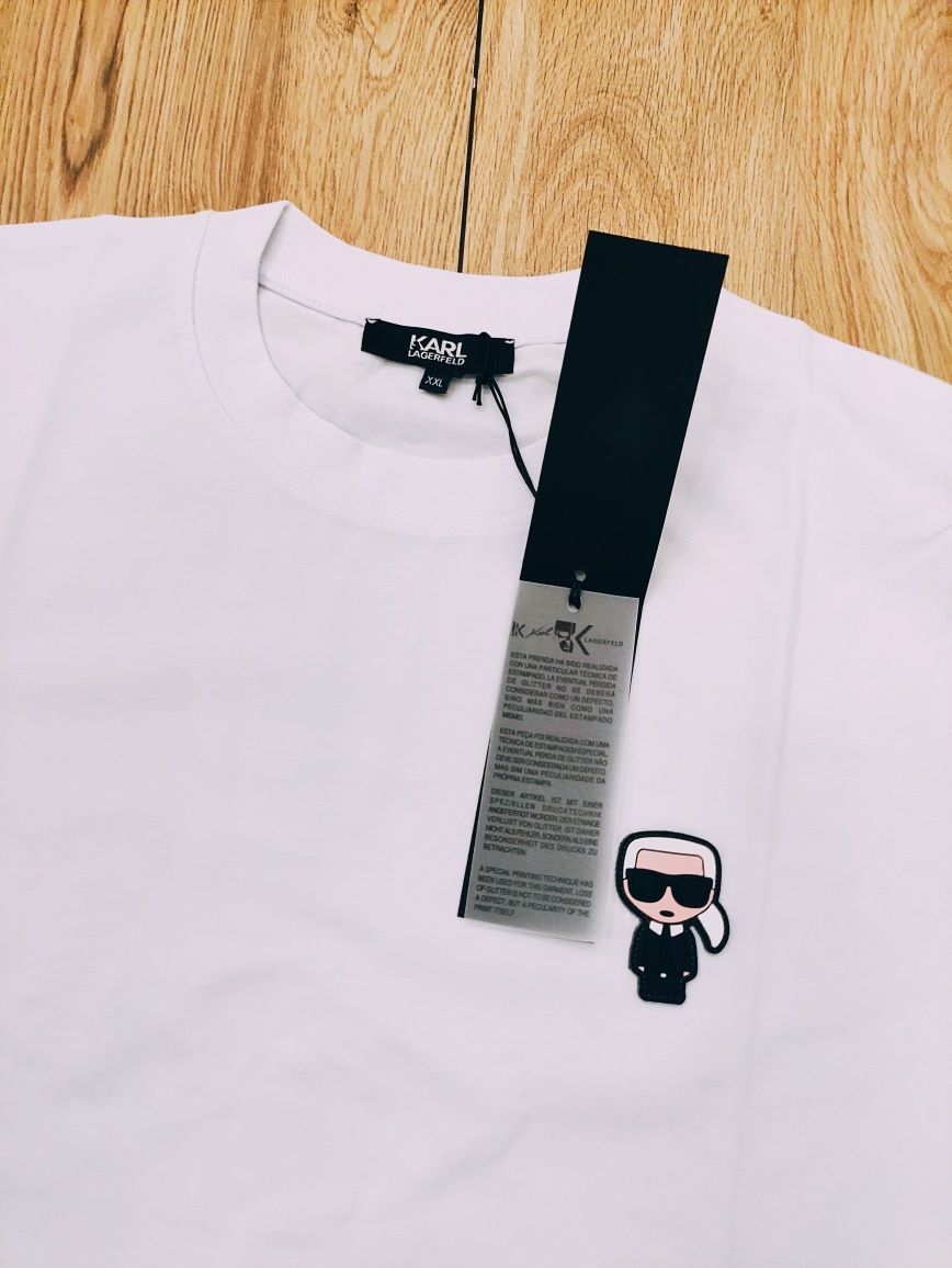 KARL LAGERFELD świetny męski T-shirt rozmiar XL