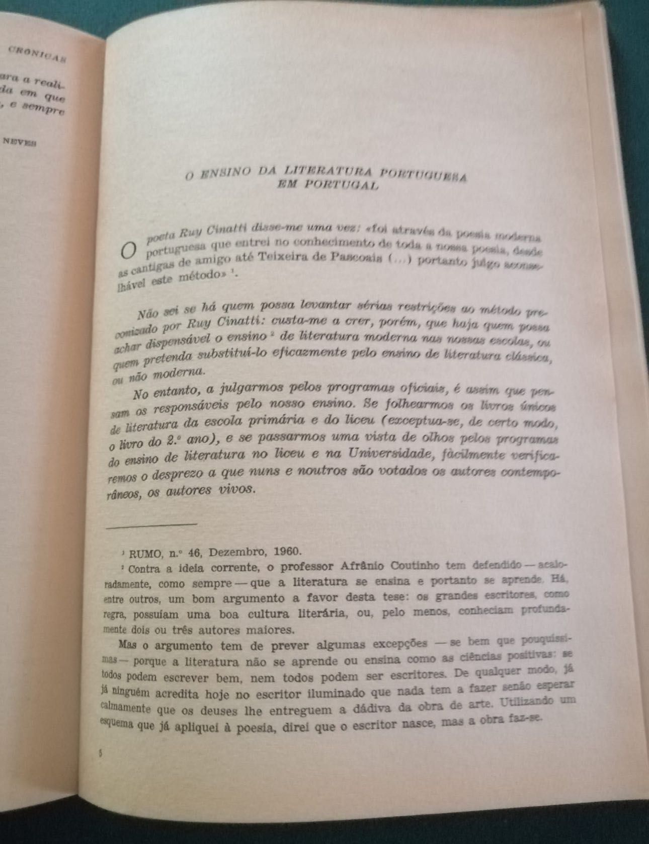 Revista O Tempo e O Modo