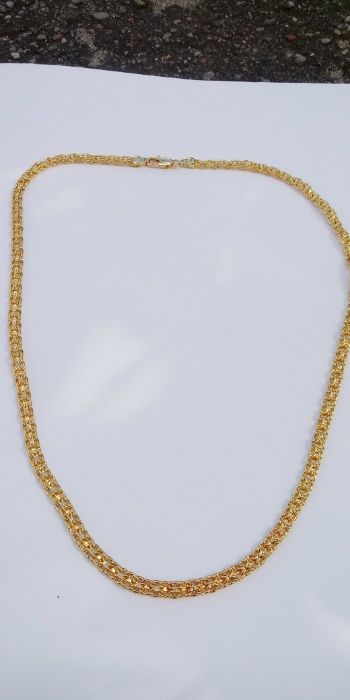 Pozłacany łańcuszek damski,złoty łańcuszek,18k,750,Italy,moda,d&g,zara