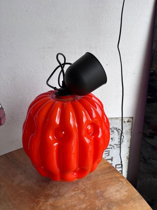 Lampa wisząca Dynia retro prl