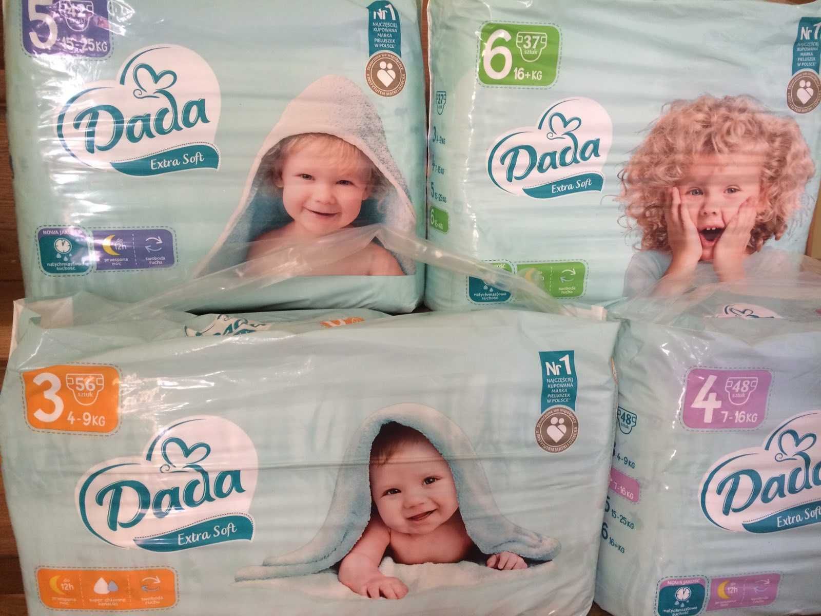 Памперси Dada Extra Care JUMBOBAG 3,4,5