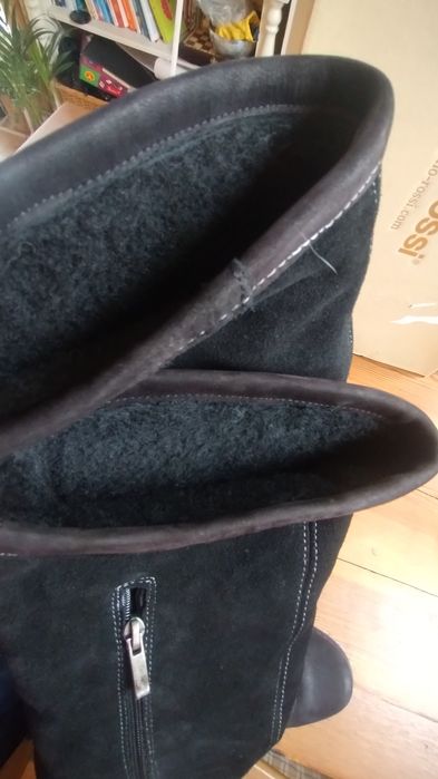 Kozaki Gino Rossi r. 37 nubuk/zamsz ocieplane