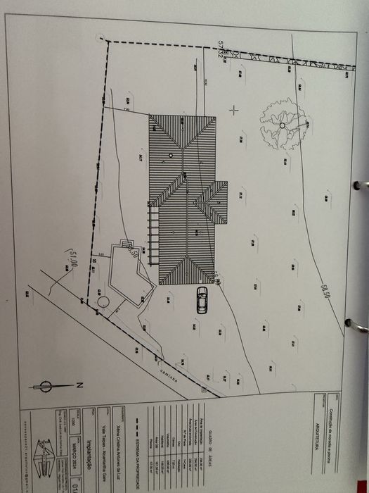 terreno com projecto aprovado moradia