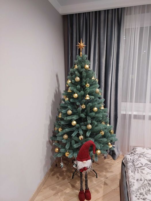 Елка Елочка Ёлочка Ялинка  Буковелськая голубая искусственная (литтая)