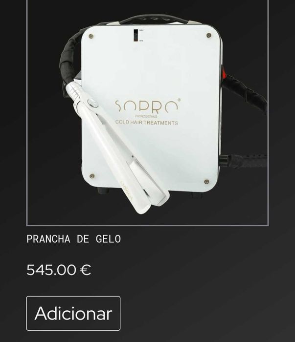Prancha a gelo usada 2 vezes