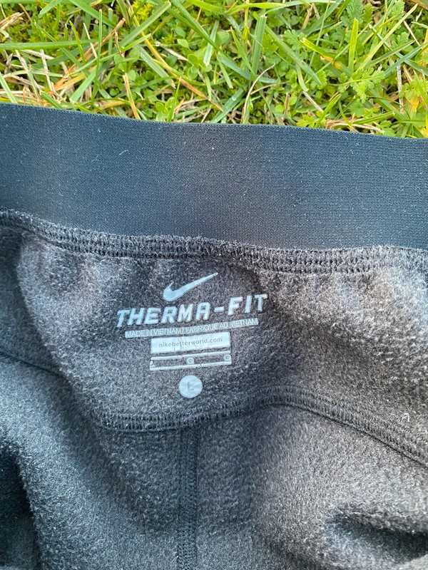 Spodnie Nike Thermafit męskie do biegania run running r.L czarny bdb