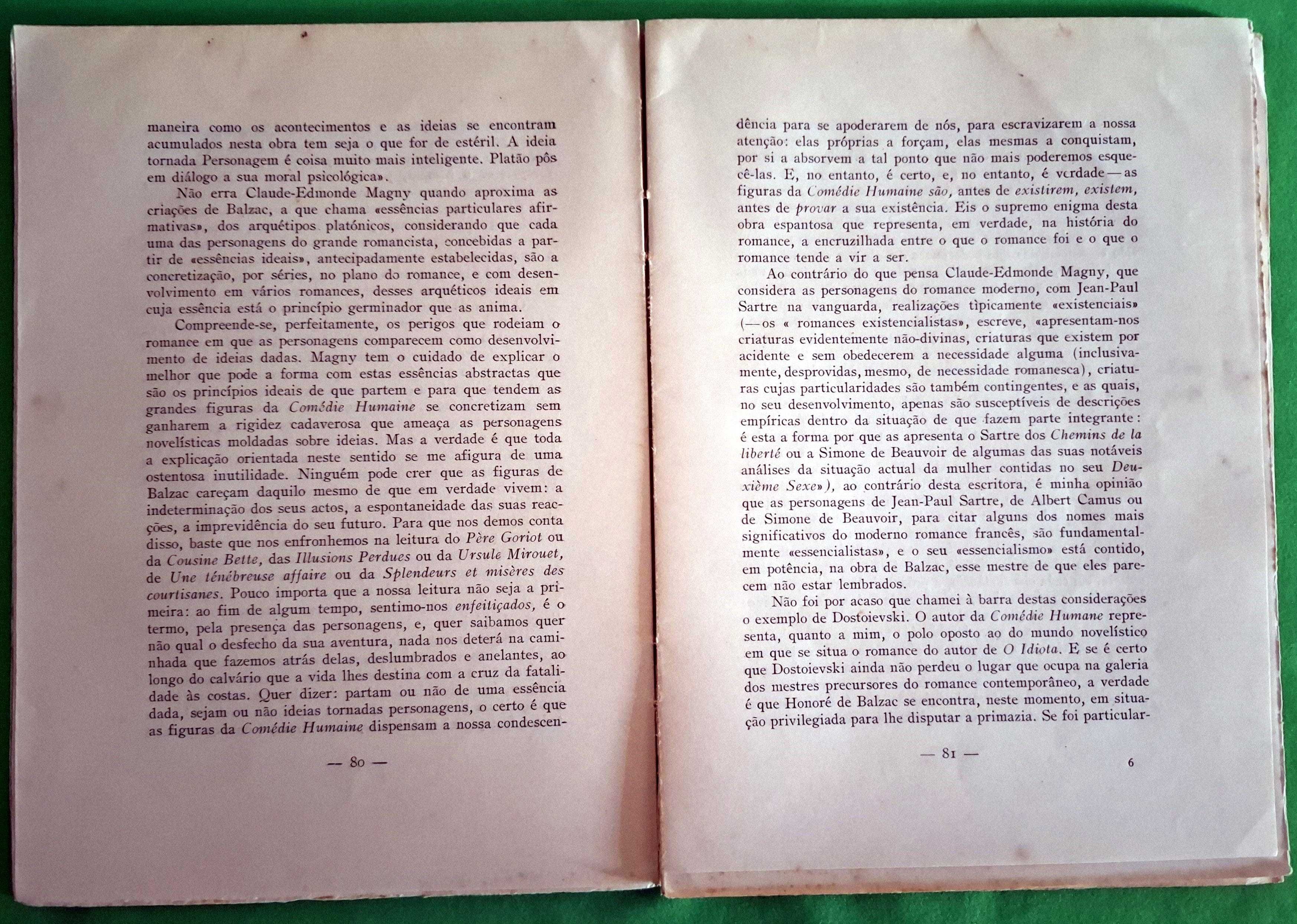 Homenagem a Balzac – livro por abrir