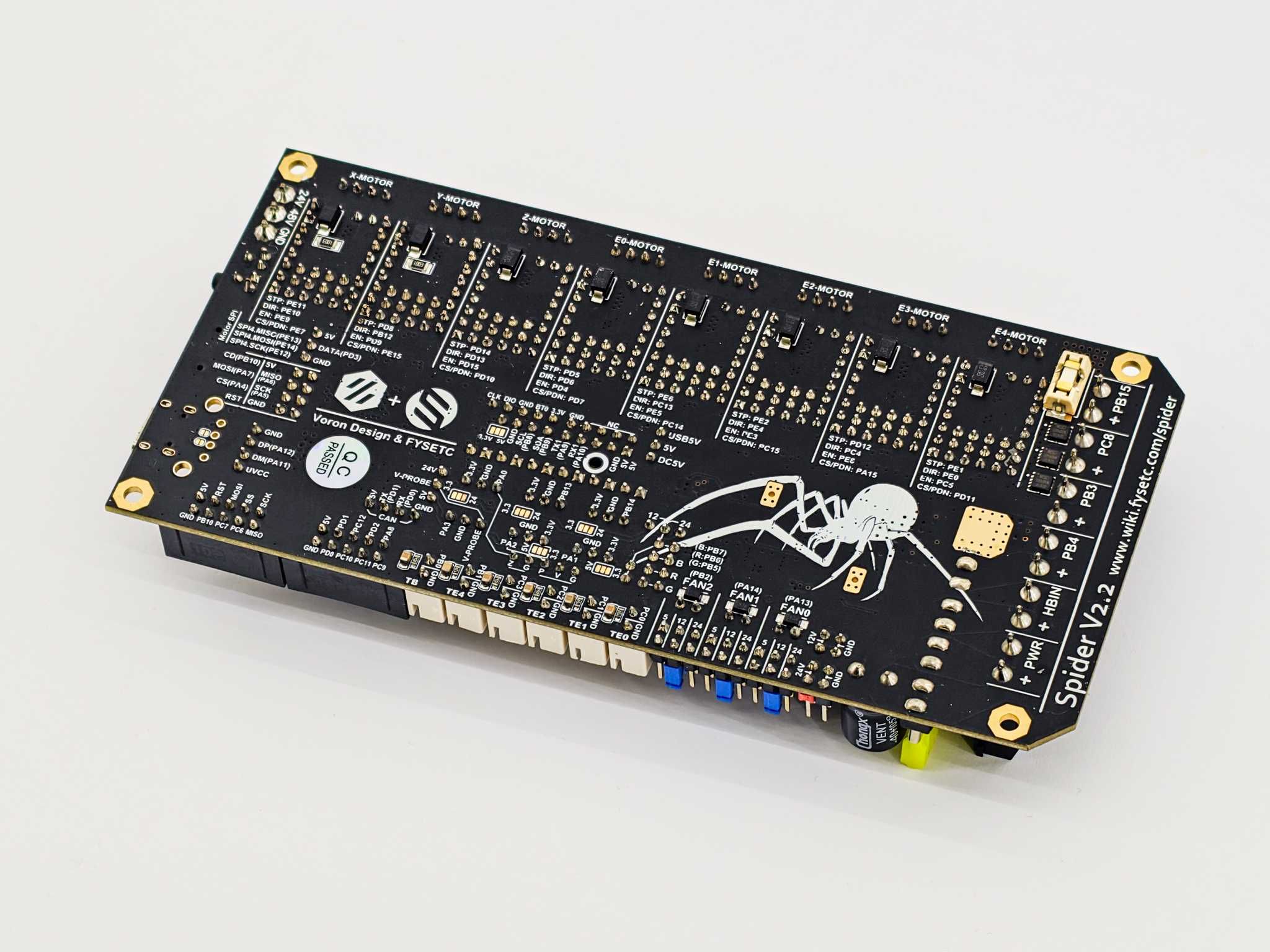 Fysetc Spider 2.2 + Stepstick x8 x2 S2209 v3.1 druk 3d