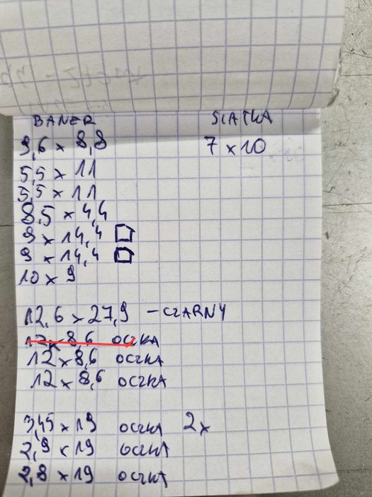 Plandeki, banery, przykrycia