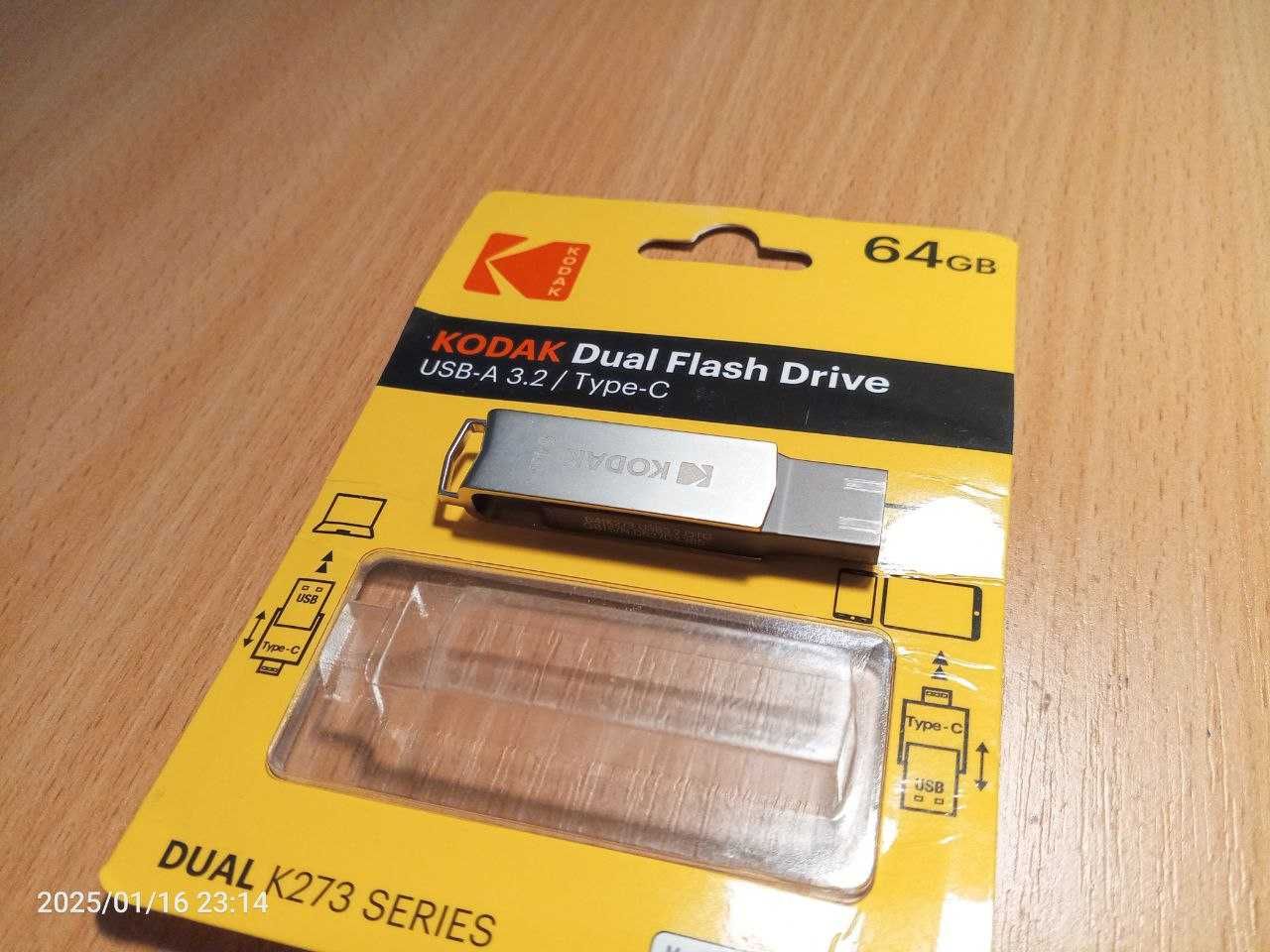 Usb flash, флешка 64 GB Kodak USB 3.2 Type-c OTG