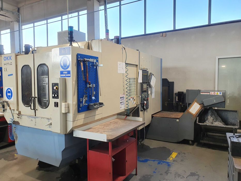 Frezarka CNC OKK HM4     FANUC 21i 4 axis