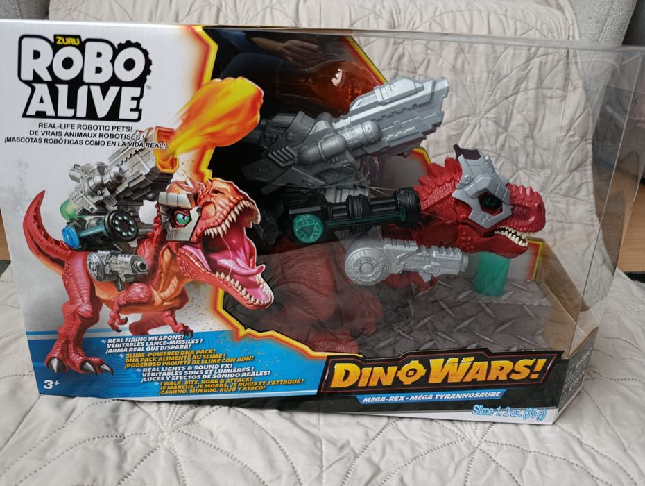 Dinozaur interaktywny robot alive mega rex zabawka Zuru Nowy