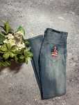 Редкие мужские штаны джинсы Love Moschino f#ck you USA (Оригинал)