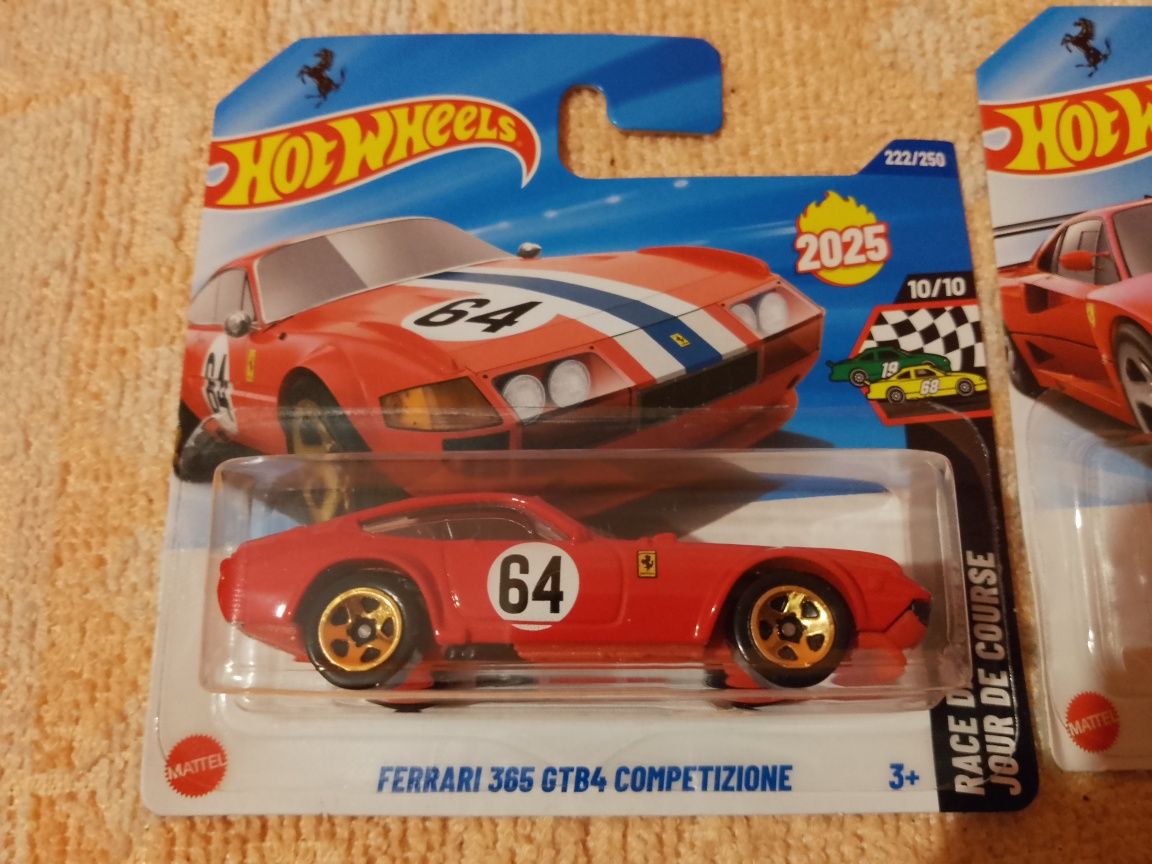 2x Hot wheels zabawka Auta ferrari 365 ferrari F40 Nowe