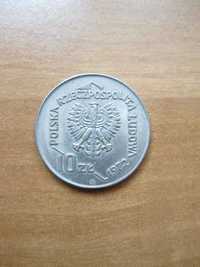 Moneta 10 złotych, 1972 rok, 50 lat portu w Gdyni
