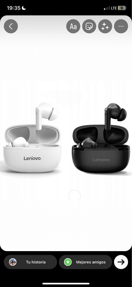 Słuchawki bezprzewodowe sportowe gamingowe bluetooth LENOVO