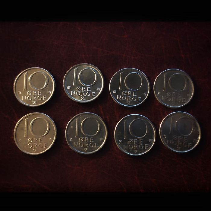 10 øre od 1974 do 1988 - Norwegia