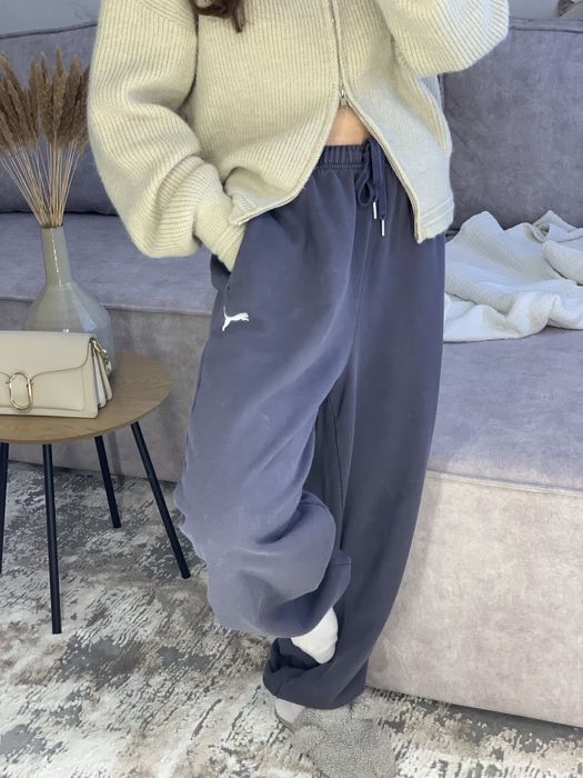 Графітові сірі витерті джоггери puma washed спортивні штани