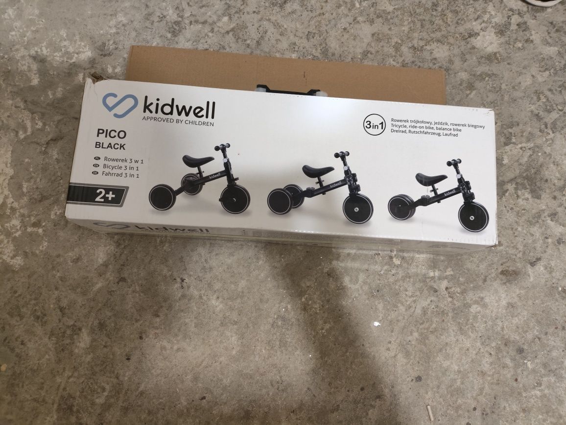Rowerek kidwell pico 3w1 czarny