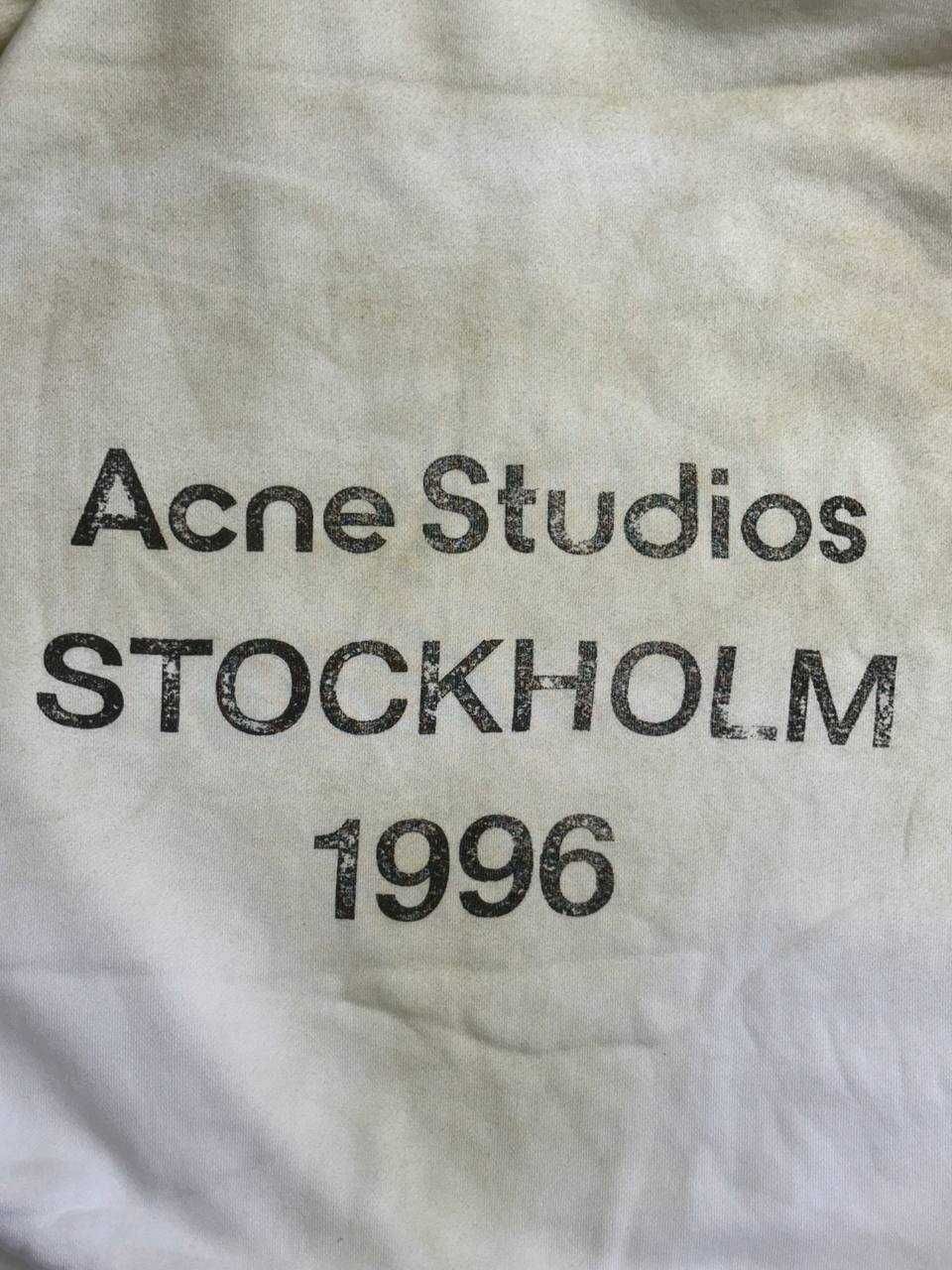 Acne Studios Stockholm 1996 Hoodie худі біле худи белый белое кофта М