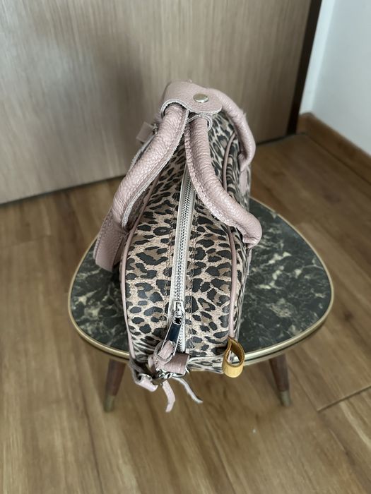 Torebka Zuzia Górska 2000 Mini skórzana leopard