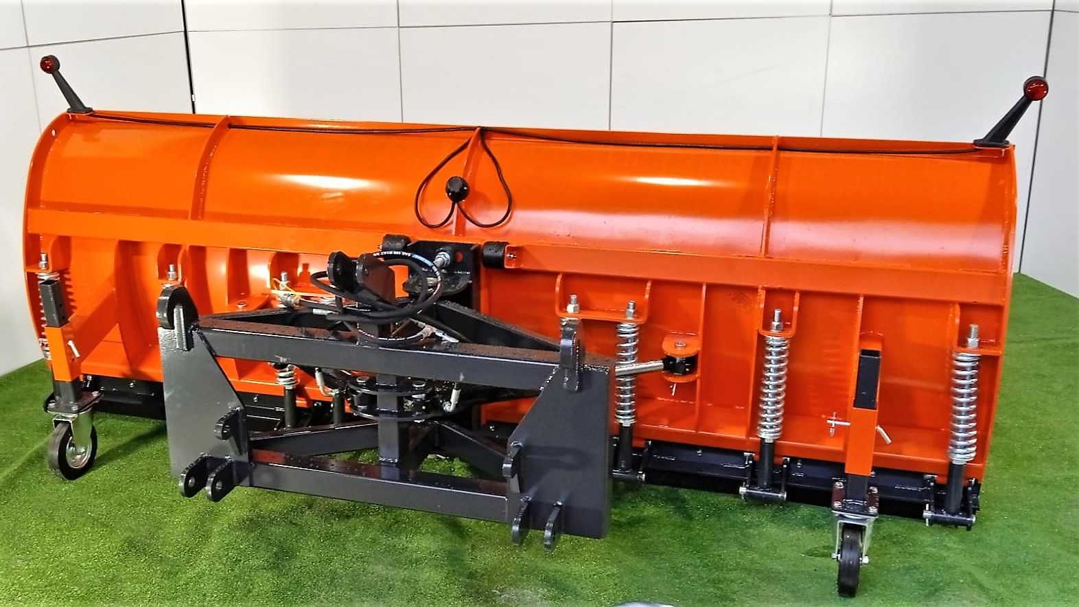 Pług śnieżny komunalny prosty 3m oświetlenie Metal-Technik