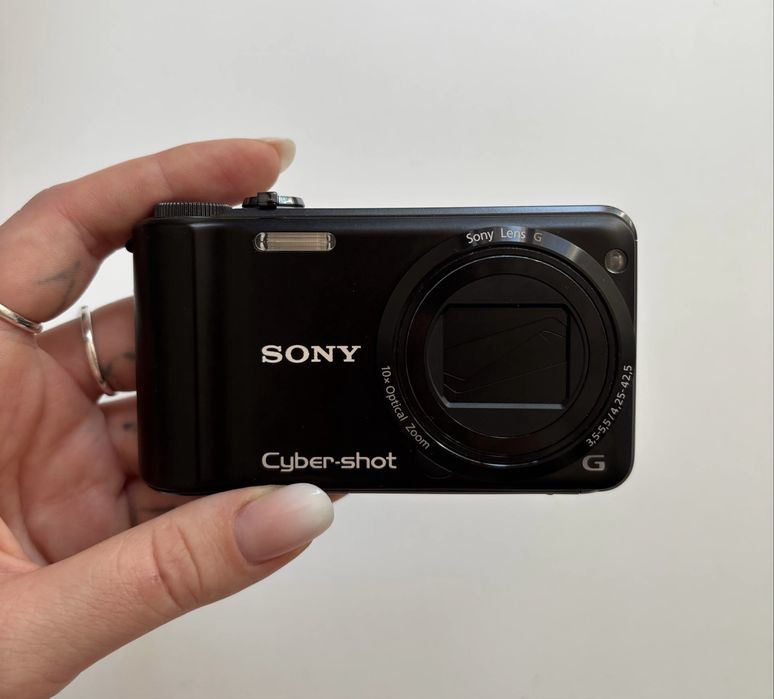 Sony Cyber-shot DSC-H55 +8gb! Idealny! Y2K kompaktowy aparat cyfrowy