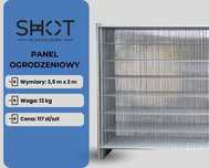 Nowy panel tymczasowy ogrodzeniowy / ogrodzenie tymczasowe/ przenośne