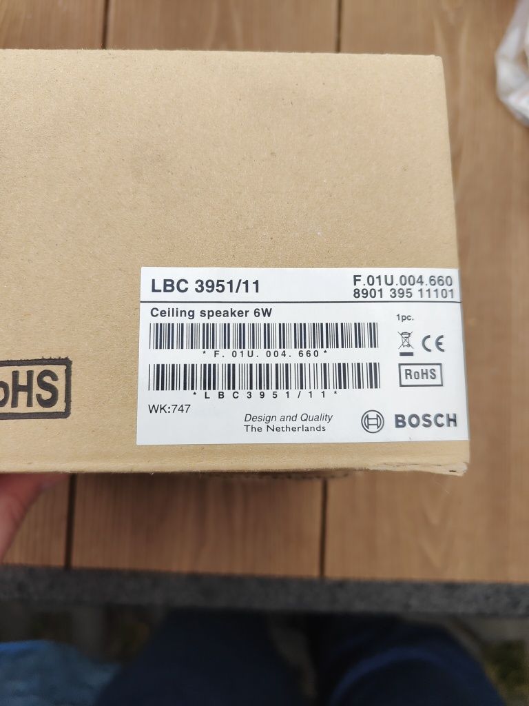 Динамікі гучномовці  Bosch LBC3951/12 
 Стельовий гучномовець