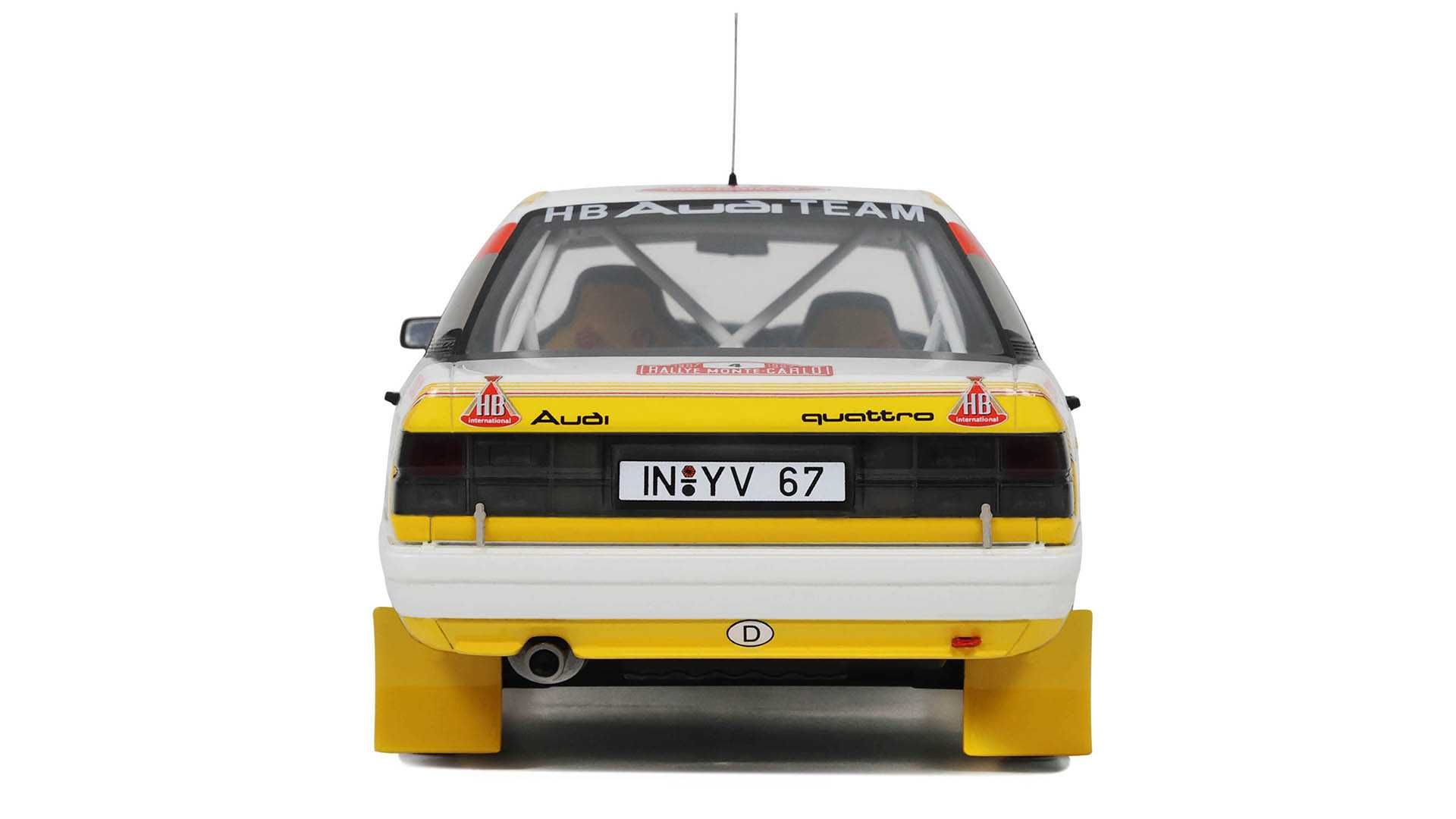 1:18 Otto Audi 200 Quattro #4 3rd Rally Monte Carlo 1987 W.Röhrl