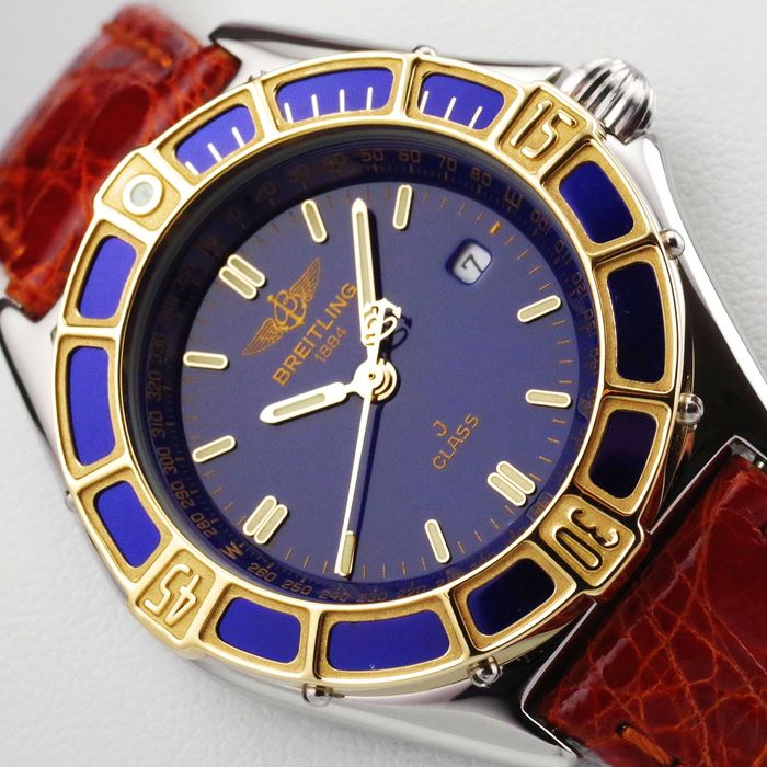 BREITLING J Class 18K / SS Ref. D52063 zegarek damski XL 1992