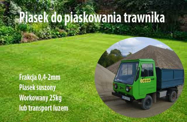 Piasek do piaskowania trawników
