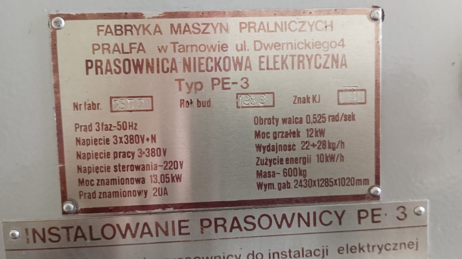 Magiel elektryczny duży profesjonalny polski