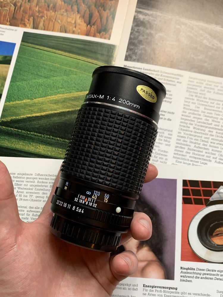 SMC Pentax-M 200mm f/4 стан нового